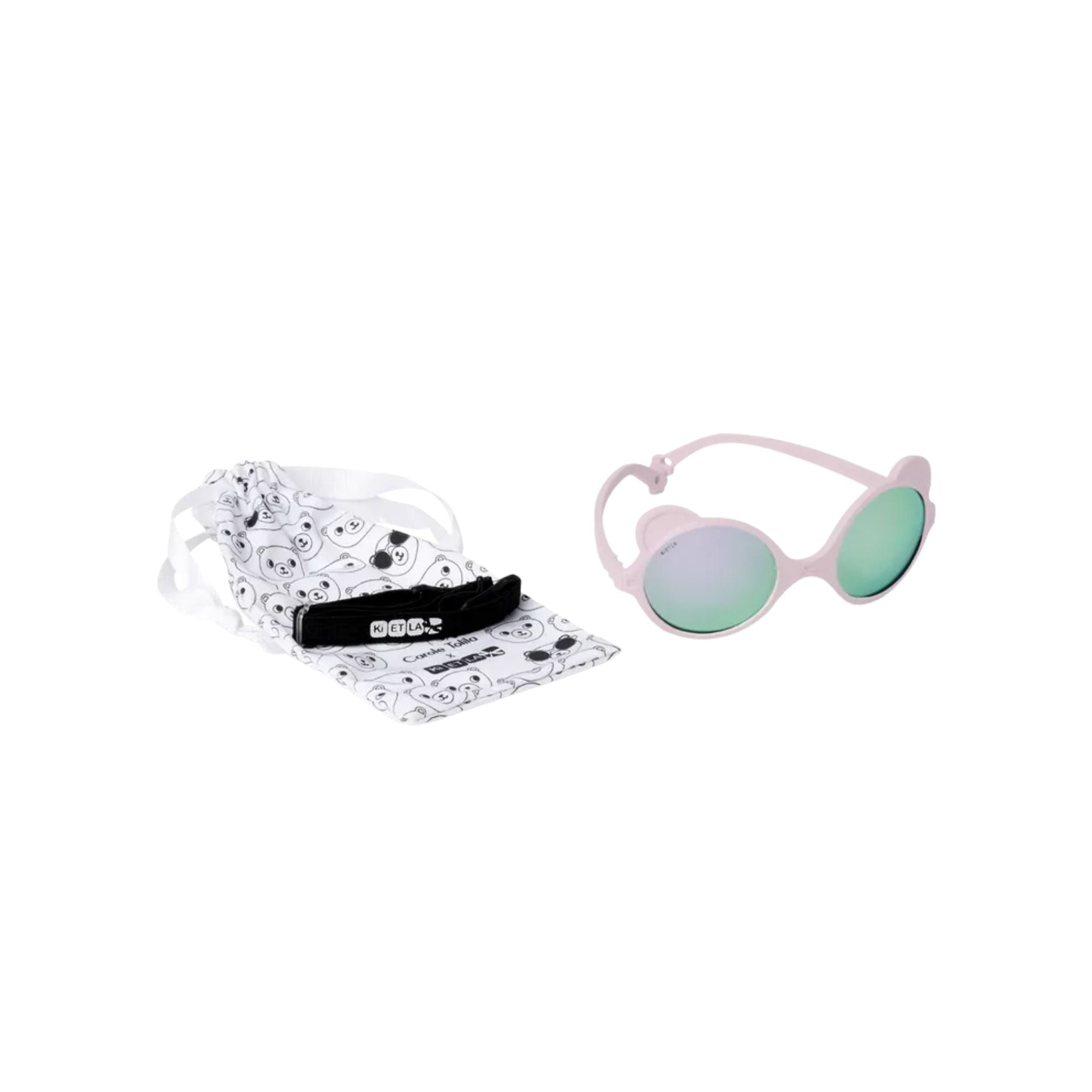 Kietla Ourson Güneş Gözlüğü 1-2 Yaş Light Pink