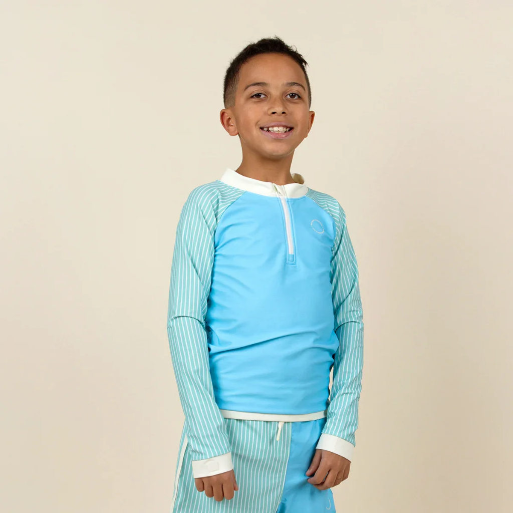Kietla UV Korumalı Uzun Kollu Tişört Mayo Blue Striped