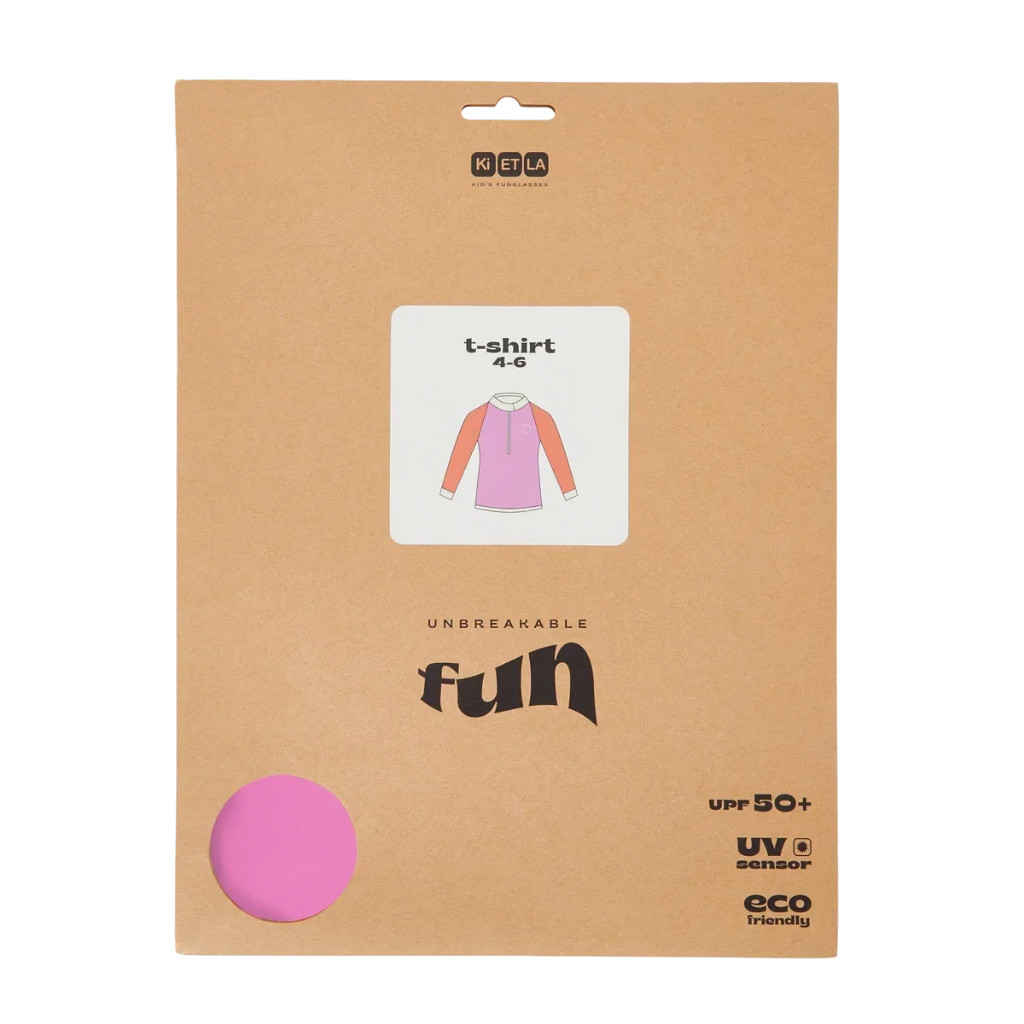 Kietla UV Korumalı Uzun Kollu Tişört Mayo Pink Red
