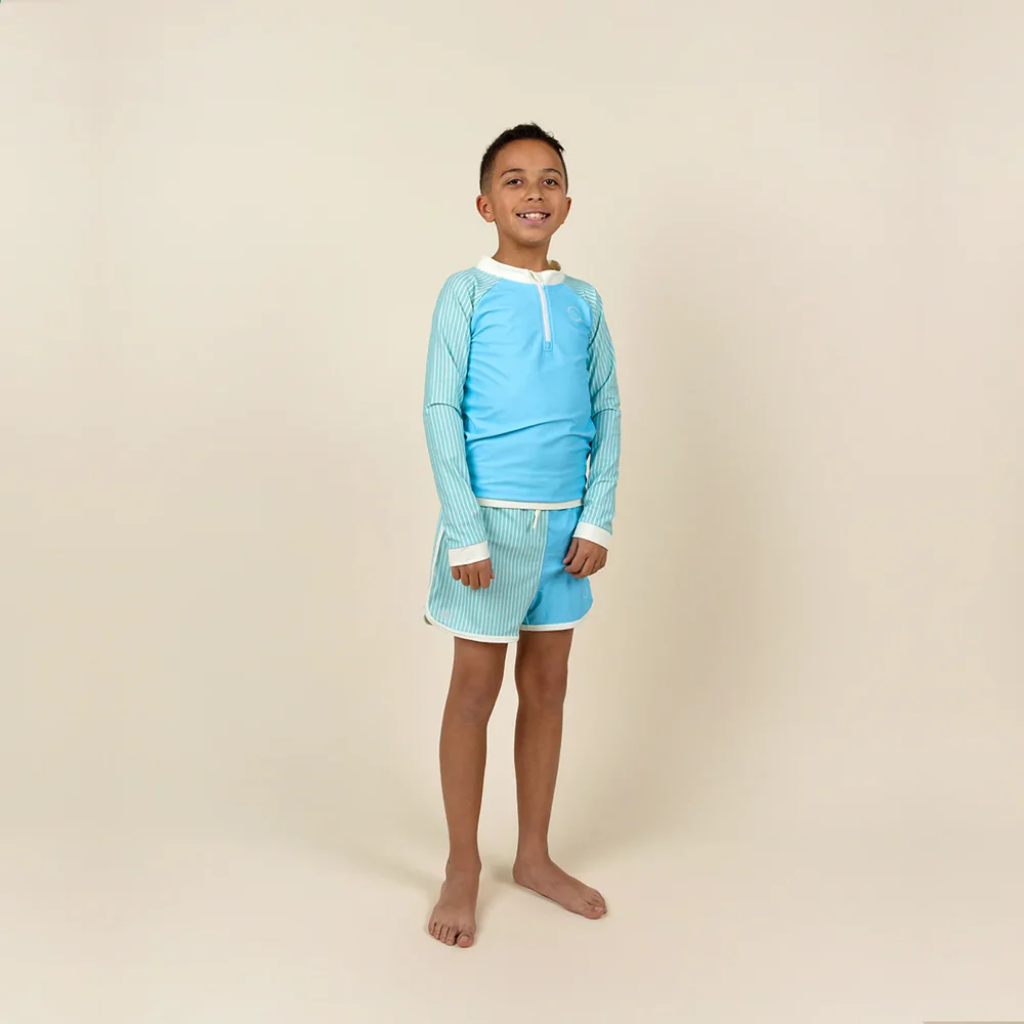Kietla UV Korumalı Yüzme Şortu Blue Striped