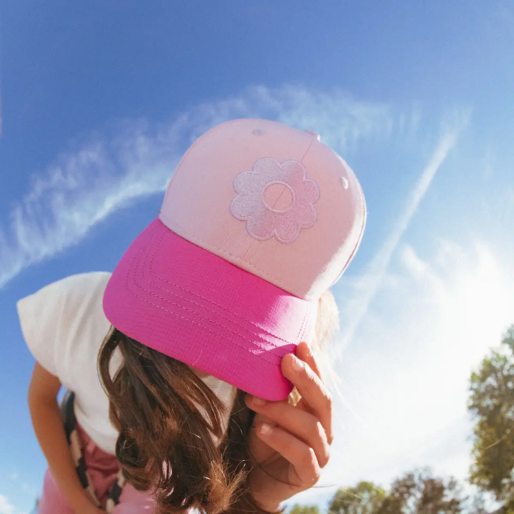 Kietla Iconik UV Korumalı Baseball Şapka Pink Flower