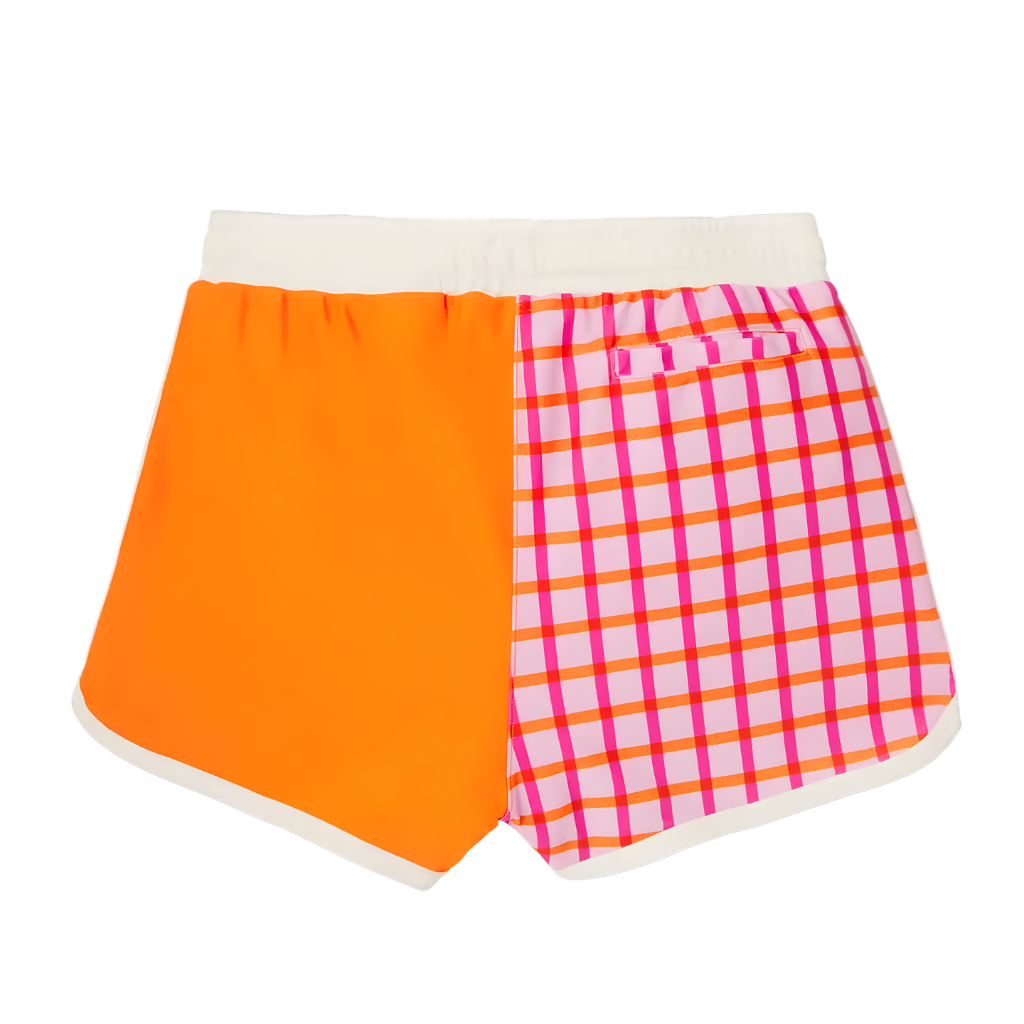Kietla UV Korumalı Yüzme Şortu Tartan Red
